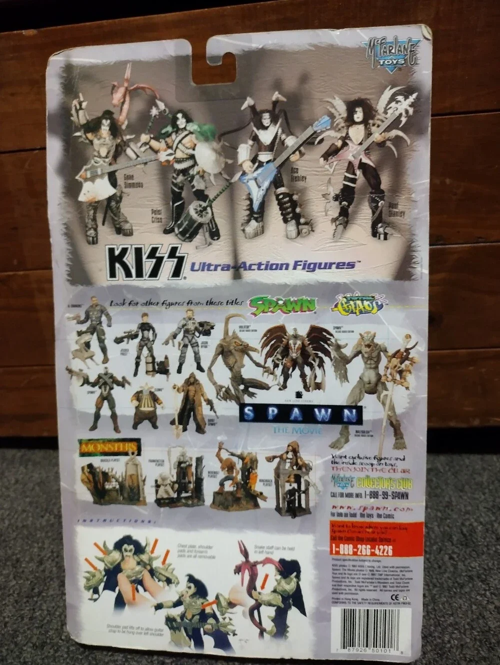 Kiss Rock Band Gene Simmons Action Figure + Accessories